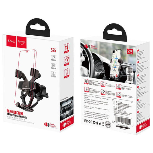 Hoco S25 Gravity In-Car Phone Holder - WooTech Online Shopping In SA