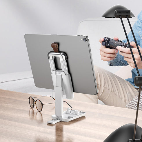 Hoco S28 Folding Desktop Stand (4.7" - 14") - White - WooTech Online Shopping In SA