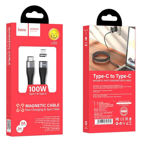 HOCO Type C to Type C Magnetic Cable U99 - WooTech Online Shopping In SA