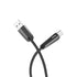 Hoco U35 Micro USB Smart Power Off Charging Data Cable - 1M - Black - WooTech Online Shopping In SA