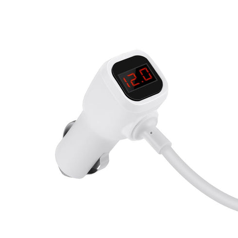 Hoco Z13 Dual USB 3 Cigarette Lighter Car Charger - WooTech Online Shopping In SA