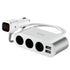 Hoco Z13 Dual USB 3 Cigarette Lighter Car Charger - WooTech Online Shopping In SA