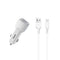 Hoco Z23 2.4A Car Charger With Micro USB Cable 1M - WooTech Online Shopping In SA