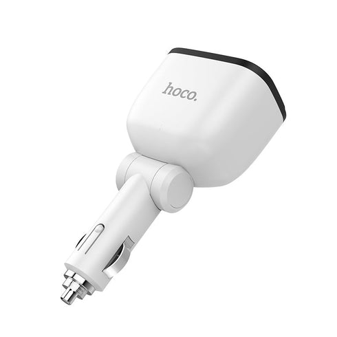 Hoco Z28 Dual USB/Cigarette Lighter Car Charger With LED Display - WooTech Online Shopping In SA