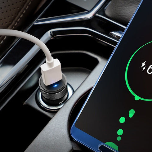 Hoco Z32 Mini Metal In Car Charger - WooTech Online Shopping In SA