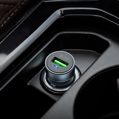 Hoco Z32 Mini Metal In Car Charger - WooTech Online Shopping In SA