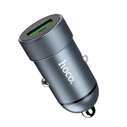 Hoco Z32 Mini Metal In Car Charger - WooTech Online Shopping In SA