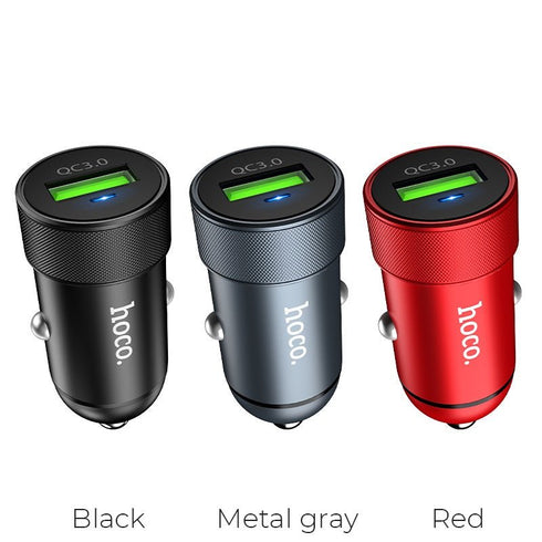Hoco Z32 Mini Metal In Car Charger - WooTech Online Shopping In SA