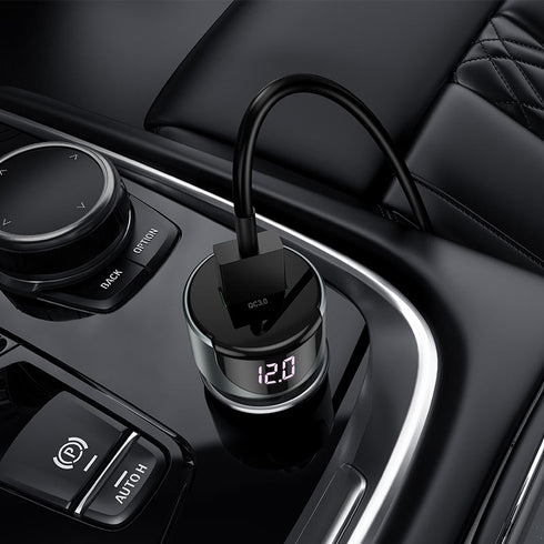 Hoco 2 in 1 Type-C + USB PD20W+QC3.0 Quick Car Charger