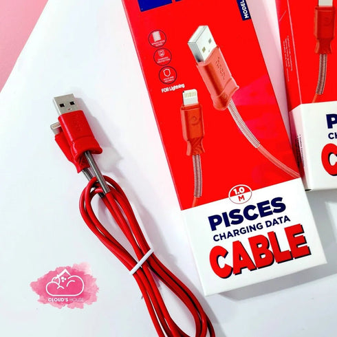 Hocox24PisclesChargingDataCable Red - WooTech Online Shopping In SA