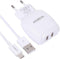 Moxom Fast Charger With cable 2USB- kh-69 - WooTech Online Shopping