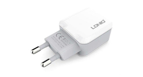 LDNIO Dual USB Travel Wall Charger Power Adapter (A2202) - WooTech Online Shopping In SA