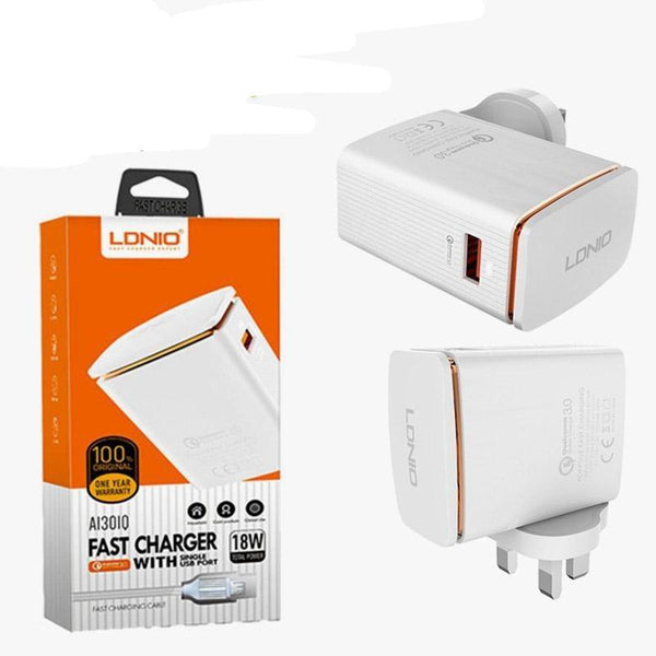 LDNIO fast charger with single usb port a1301q - WooTech Online Shopping In SA