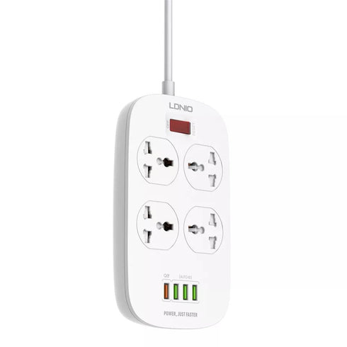 Ldnio Universal power Socket with 4 Usb Charger - WooTech Online Shopping In SA