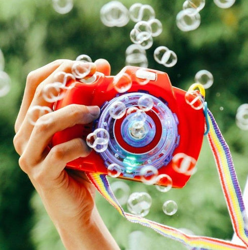 Light Music Bubble Blower Camera For Kids - WooTech Online Shopping In SA