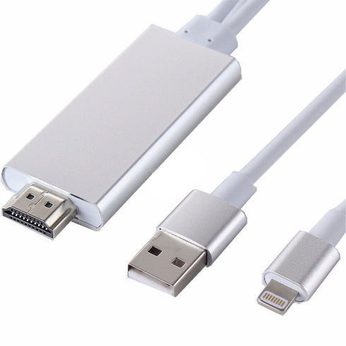 Lightning To Hdmi HDTV Digital AV Adapter for iphone / ipad Mini / Air Pro - WooTech Online Shopping In SA