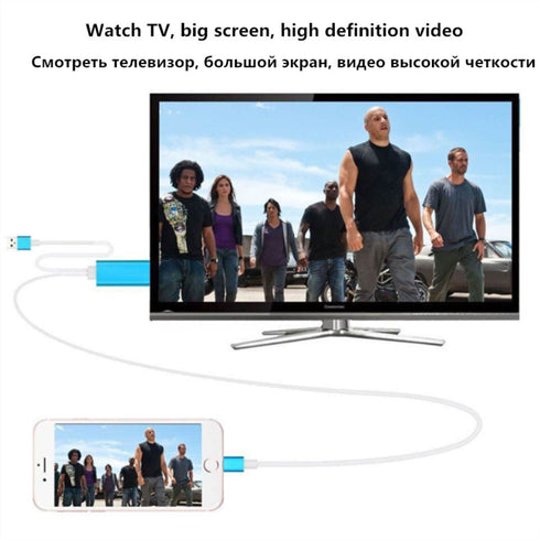 Lightning To Hdmi HDTV Digital AV Adapter for iphone / ipad Mini / Air Pro - WooTech Online Shopping In SA