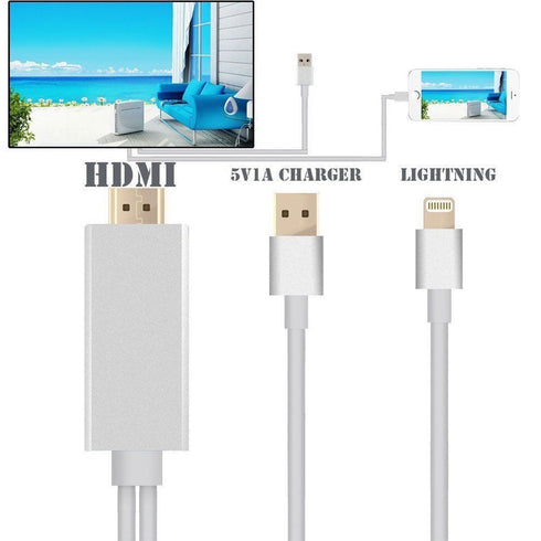 Lightning To Hdmi HDTV Digital AV Adapter for iphone / ipad Mini / Air Pro - WooTech Online Shopping In SA