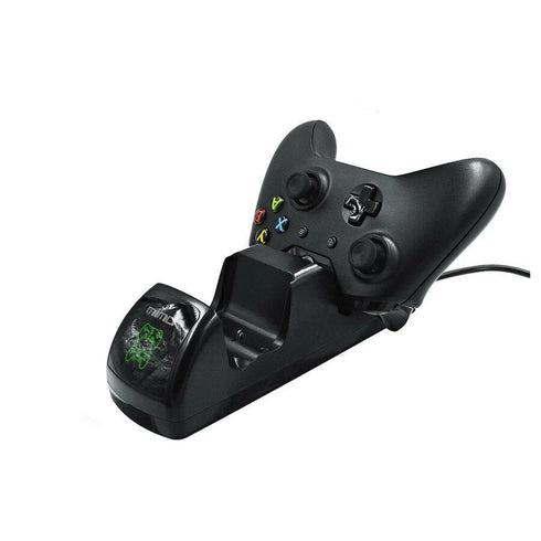 MIMD Charging Dock for XBOX ONE/SLIM/X Dual Gaming Charger Stand for XBOXONE- Black - WooTech Online Shopping In SA