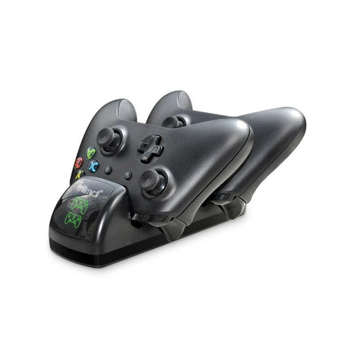 MIMD Charging Dock for XBOX ONE/SLIM/X Dual Gaming Charger Stand for XBOXONE- Black - WooTech Online Shopping In SA