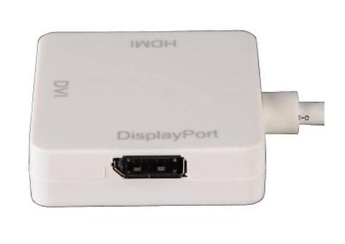 Mini Display Port to HDMI|DVI|DISPLAYPORT Adapter - White - WooTech Online Shopping In SA