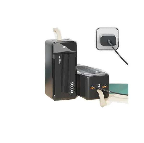 Moxom 50000mAh 22.5W PD20W LCD Power Bank MX-PB62 - WooTech Online Shopping In SA