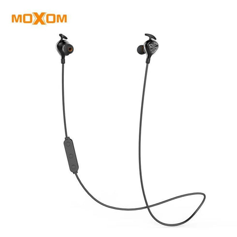 MOXOM Bluetooth Earphones Wireless Volume Control Stereo Headset V4.1 Noise Reducing Wireless Earphones For iPhone for Samsung mox-25 - WooTech Online Shopping In SA