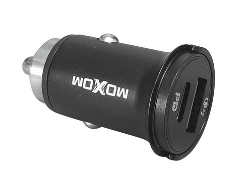 Moxom - Mx-VC08 33w Pd - Mini RIng Car charger - Usb + C - WooTech Online Shopping In SA