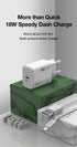 Moxom PD Fast charger For iPhone 12 /11 - 18w USB-c power Adapter Mx-HC25 - WooTech Online Shopping In SA