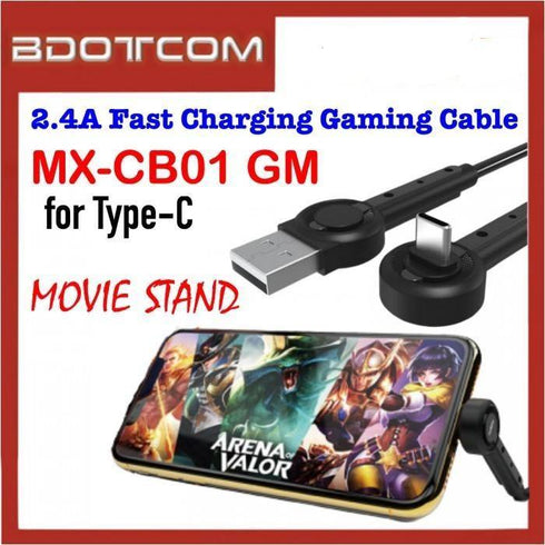 Moxom stand cable mx-cb01 gm black - WooTech Online Shopping In SA