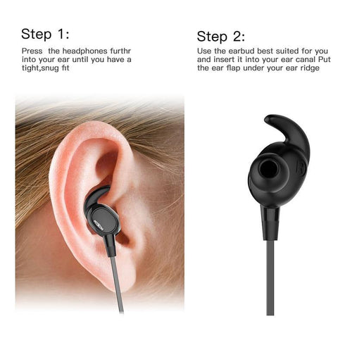 MOXOM Wireless Headphones Bluetooth V4.1 Sport Earphone mox34 - WooTech Online Shopping In SA