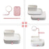 Multifunctional Makeup Organizer with Rotatable Mirror - WooTech Online Shopping In SA