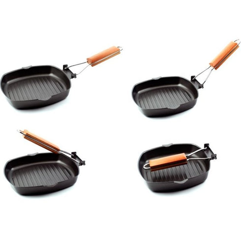 Non-Stick Square Grill Pan - 28cm - WooTech Online Shopping In SA