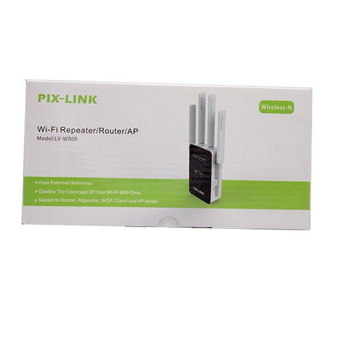 Pix- Link LV-WR09 Wireless N Wifi Repeater/Router/AP - White - WooTech Online Shopping In SA