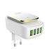 USB Phone Charger 4 Ports Wall Travel Light Charger 5V 4.4A - WooTech Online Shopping