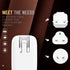 USB Phone Charger 4 Ports Wall Travel Light Charger 5V 4.4A - WooTech Online Shopping