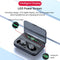Bluetooth 5.0 Earphones TWS F9 5.0V Stereo Noise Cancelling Gaming Earbuds - WooTech Online Shopping
