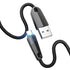 Type C smart power off Fast Charge Data Cable for Samsung S9 Huawei p20 Xiaomi - WooTech Online Shopping