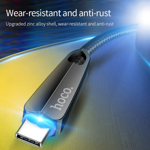 Type C smart power off Fast Charge Data Cable for Samsung S9 Huawei p20 Xiaomi - WooTech Online Shopping