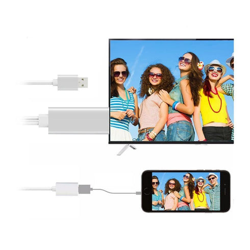 HDMI Cable HDTV TV Digital AV Adapter 2M USB HDMI 1080P Smart Converter Cable - WooTech Online Shopping