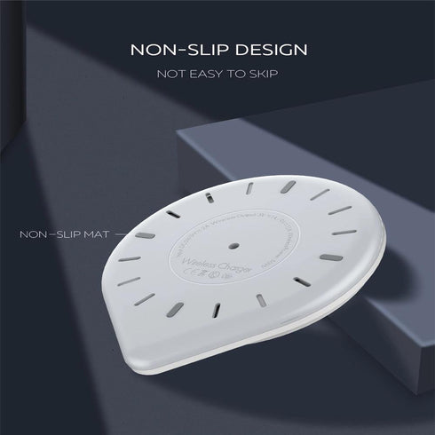 10W Fast Wireless Charger Built-in Bedside Lamp Qi Quick Charging Pad - AW001 - WooTech Online Shopping