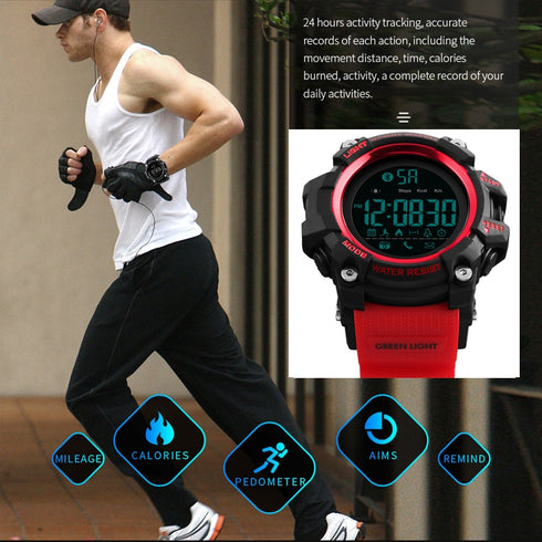 Skmei 1385 Waterproof Alarm Bluetooth Sports Watch - WooTech Online Shopping