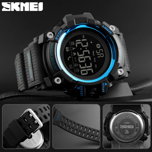 Skmei 1385 Waterproof Alarm Bluetooth Sports Watch - WooTech Online Shopping