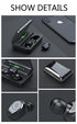 Bluetooth 5.0 Earphones TWS F9 5.0V Stereo Noise Cancelling Gaming Earbuds - WooTech Online Shopping
