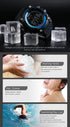SKMEI 1227 Waterproof Alarm Bluetooth Sports Watch - WooTech Online Shopping