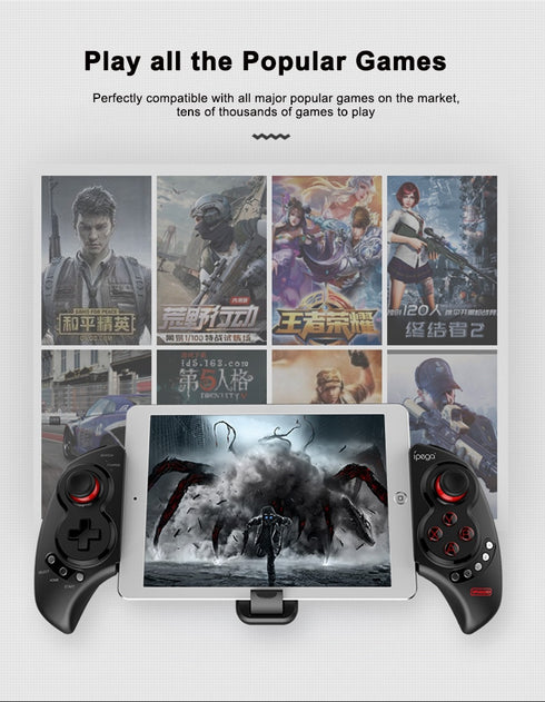 Wireless Joystick Telescopic Bluetooth Gamepad iPhone Android Smartphone iPad Tabet Laptop Game Console Controller - WooTech Online Shopping