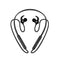 HOCO Metal Sport Bluetooth Headphone Sweatproof Earphone Magentic Earpiece Stereo Wireless Headset for Mobile Phone - WooTech Online Shopping