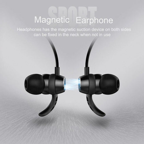HOCO Metal Sport Bluetooth Headphone Sweatproof Earphone Magentic Earpiece Stereo Wireless Headset for Mobile Phone - WooTech Online Shopping
