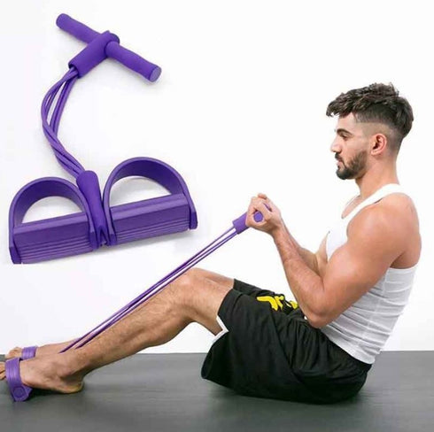 Pull Up Body Trimmer Exercise Rope And Pedal - WooTech Online Shopping In SA