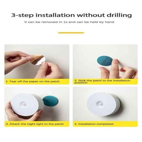 Rechargeable Motion Sensor Light Lamp - WooTech Online Shopping In SA